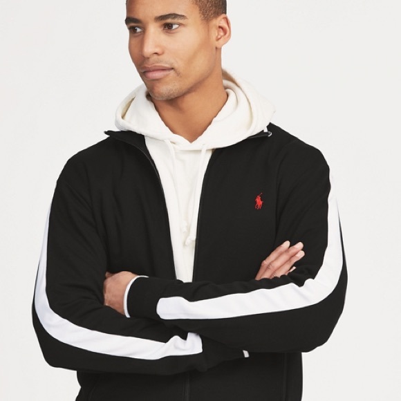 cotton interlock track jacket
